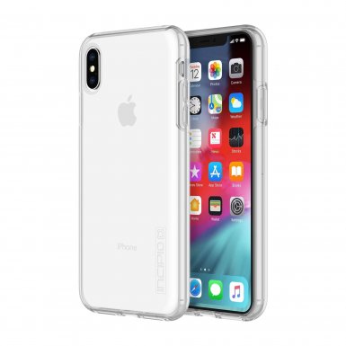 Incipio DualPro Case - удароустойчив хибриден кейс за iPhone XS Max (прозрачен)