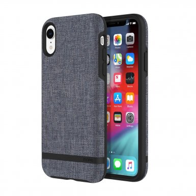 Incipio Carnaby Case Design Series - дизайнерски удароустойчив кейс за iPhone XR (син)
