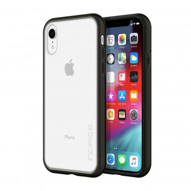 Incipio Octane Pure Case - удароустойчив хибриден кейс за iPhone XR (черен)