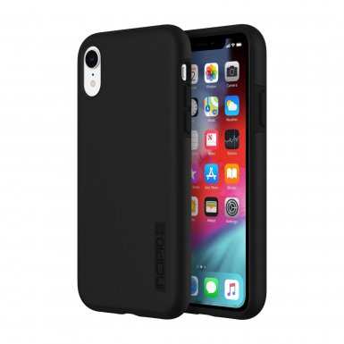 Incipio DualPro Case - удароустойчив хибриден кейс за iPhone XR (черен)