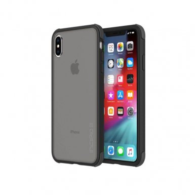 Incipio Reprieve Case - удароустойчив хибриден кейс за iPhone Xs Max (черен)