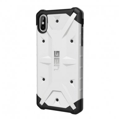 Urban Armor Gear Pathfinder - удароустойчив хибриден кейс за iPhone Xs Max (бял)