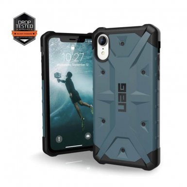 Urban Armor Gear Pathfinder - удароустойчив хибриден кейс за iPhone XR (син)