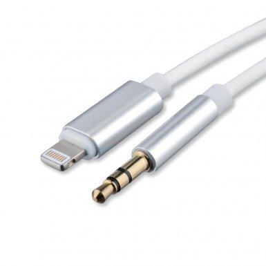 4smarts Basic Lightning to 3.5mm Audio Cable SoundCord - аудио кабел от Lightning към 3.5 мм. (1м) (бял)