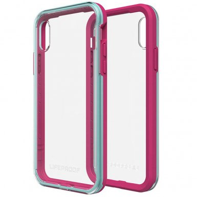 LifeProof Slam - удароустойчив кейс за iPhone XS, iPhone X (червен-син)