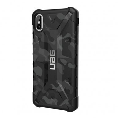 Urban Armor Gear Pathfinder - удароустойчив хибриден кейс за iPhone XS Max (черен-камуфлаж)