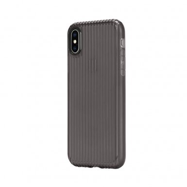 Incase Protective Guard Cover - удароустойчив силиконов калъф за iPhone XS, iPhone X (черен)