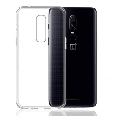 Redneck TPU Flexi Case - тънък силиконов (TPU) калъф (0.5 mm) за OnePlus 6 (прозрачен)