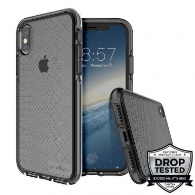 Prodigee Safetee Case - хибриден кейс с висока степен на защита за iPhone XS Max (черен)