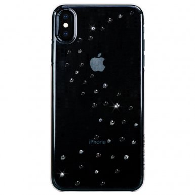 Bling My Thing Milky Way Crystal Starry Night Swarovski - поликарбонатов кейс с кристали Сваровски за iPhone XS Max (прозрачен)