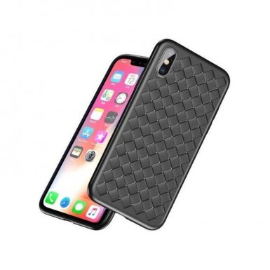 Baseus BV 2 Gen Case - силиконов (TPU) калъф  за iPhone XS, iPhone X (черен)