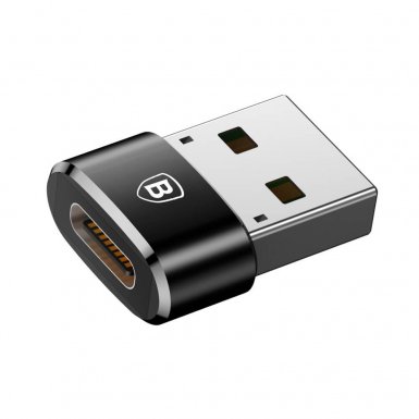 Baseus USB Male To USB-C Female Adapter - адаптер от USB мъжко към USB-C женско за мобилни устройства