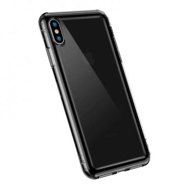 Baseus Safety Airbags Case - силиконов TPU калъф с най-висока степен на защита за iPhone XS Max (черен)