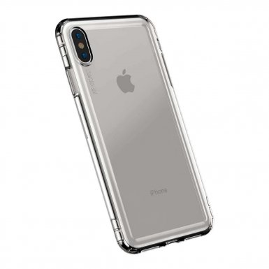 Baseus Safety Airbags Case - силиконов TPU калъф с най-висока степен на защита за iPhone XS Max (прозрачен)
