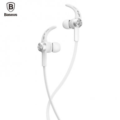 Baseus Licolor NGB11 In-Ear Bluetooth Earphones - безжични спортни блутут слушалки за мобилни устройства (бял)