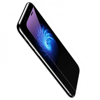 Baseus Anti-bluelight Tempered Glass Film (0.15mm) - калено стъклено защитно покритие за дисплея на iPhone XS, iPhone X (прозрачен)