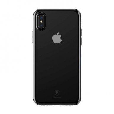 Baseus Simple Case - силиконов (TPU) калъф за iPhone X (черен)