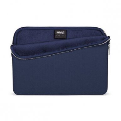 Artwizz Neoprene Sleeve - качествен неопренов калъф с цип за MacBook Pro 13 Touch Bar и без Touch Bar (2016 и по-нови) (тъмносин)