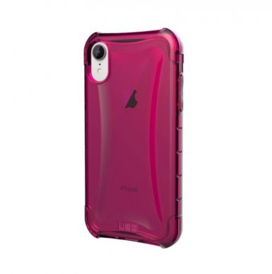 Urban Armor Gear Plyo Case - удароустойчив хибриден кейс за iPhone XR (розов)