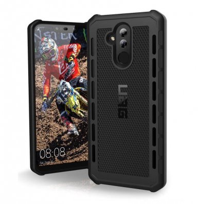Urban Armor Gear Outback Case - удароустойчив хибриден кейс за Huawei Mate 20 Lite (черен)