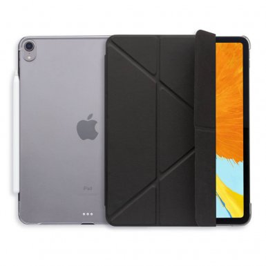 Torrii Torrio Case - кожен кейс и поставка за iPad Pro 11 (2018) (черен)