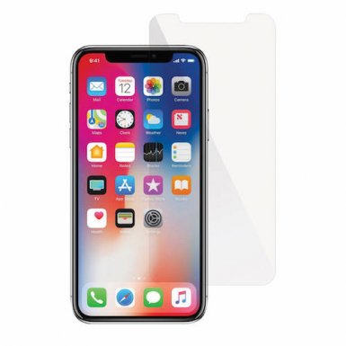 Macally Tempered Glass Protector - калено стъклено защитно покритие за дисплея на iPhonе XS Max (прозрачен)