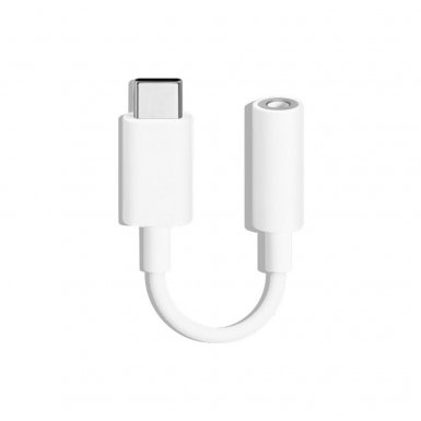 Google Pixel USB-C to 3.5 mm Adapter - адаптер от USB-C към 3.5 мм. за устройства с USB-C порт (бял) (bulk)