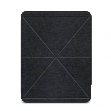 Moshi VersaCover Case - калъф и поставка за iPad Pro 12.9 (2018) (черен)