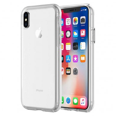 Incipio DualPro Case - удароустойчив хибриден кейс за iPhone XS, iPhone X (прозрачен)