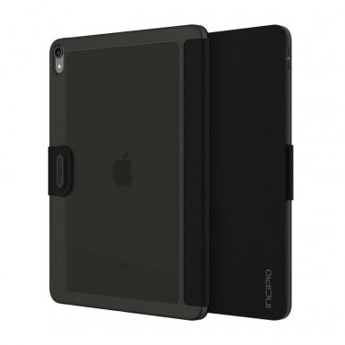 Incipio Clarion Folio Case - удароустойчив хибриден кейс, тип папка за iPad Pro 11 (2018) (черен)