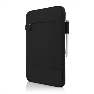 Incipio Asher Vertical Sleeve MRSF-086-BLK - текстилен/неопренов калъф с външен джоб с цип за Microsoft Surface 3 и таблети до 11 инча (черен)