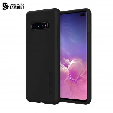 Incipio DualPro Case - удароустойчив хибриден кейс за Samsung Galaxy S10 Plus (черен)