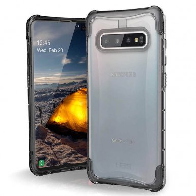 Urban Armor Gear Plyo Case - удароустойчив хибриден кейс за Samsung Galaxy S10 Plus (прозрачен)