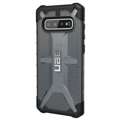 Urban Armor Gear Plasma - удароустойчив хибриден кейс за Samsung Galaxy S10 Plus (черен-прозрачен)