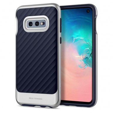 Spigen Neo Hybrid Case - хибриден кейс с висока степен на защита за Samsung Galaxy S10E (син)