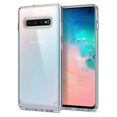 Spigen Ultra Hybrid Case - хибриден кейс с висока степен на защита за Samsung Galaxy S10 (прозрачен)