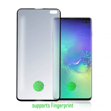 4smarts Curved High Flex Screen Protector with Fingerprint Detection - защитно покритие за дисплея на Samsung Galaxy S10 Plus (прозрачен)