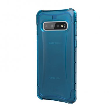 Urban Armor Gear Plyo Case - удароустойчив хибриден кейс за Samsung Galaxy S10 (син)