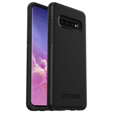 Otterbox Symmetry Series Case - хибриден кейс с висока защита за Samsung Galaxy S10 (черен)