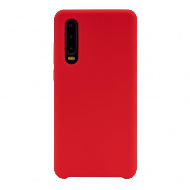 JT Berlin Silicone Case Steglitz - качествен силиконов кейс за Huawei P30 (червен)