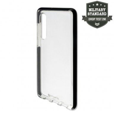4smarts Soft Cover Airy Shield - хибриден удароустойчив кейс за Huawei P30 (черен-прозрачен)
