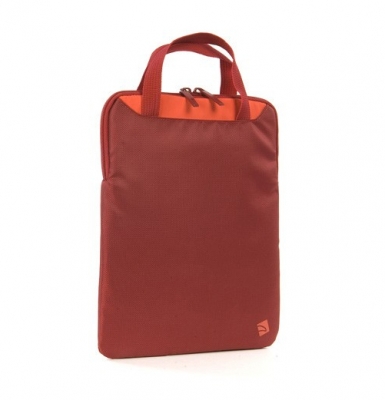 Tucano Mini Sleeve with handles - чанта с дръжки за носене за iPad и таблети до 10.2 инча (червен)