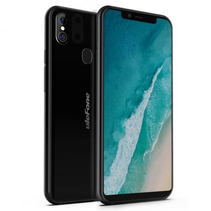 Ulefone X, 5.85" FHD+, 4GB RAM + 64GB памет, 8-ядрен, 3300 mAh батерия, Dual Sim, Android 8.1, Цена (черен)