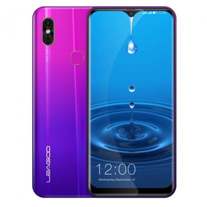 Leagoo M13, 6.1"  4G, безрамков дисплей, 4-ядрен 64Bit смартфон,  двойна камера, 4GB RAM с 2 сим карти (Emerald)