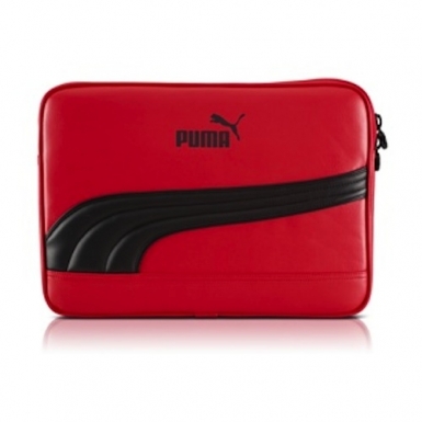 Puma Formstripe Sleeve - кожен калъф за MacBook Air 11 и устройства до 11 инча (червен)