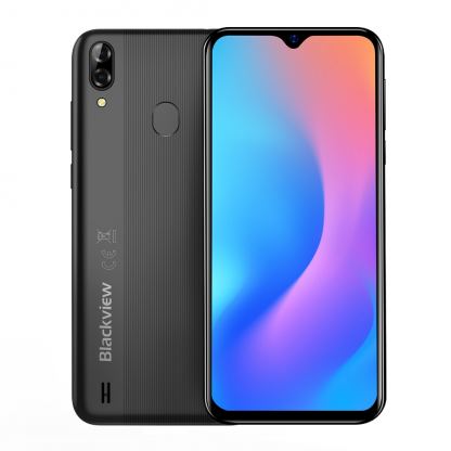 BlackView A60 Pro, 6 инча HD, FaceID, 2GB RAM, 4-ядрен, 8MP камера, ниска цена (черен)