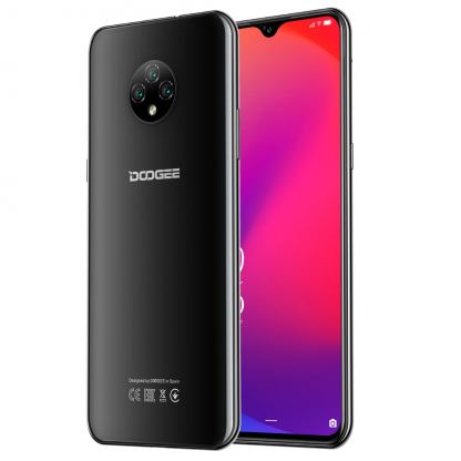 DooGee X95, 6.52 инча HD, FaceID, 2GB RAM, 4-ядрен, 13MP камера, ниска цена (черен)