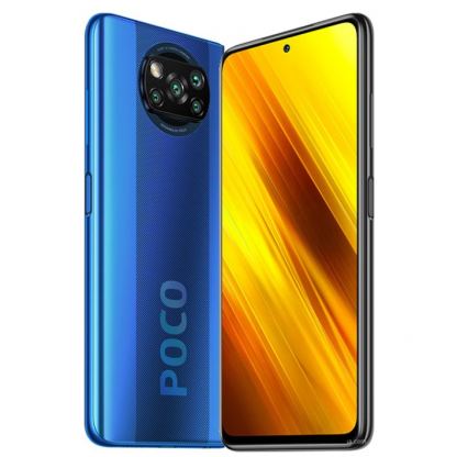 Xiaomi Pocophone X3 NFC, мощен смартфон супер цена , 64MP камера, 8-ядрен Snapdragon 732G, 6GB RAM+64GB (син)