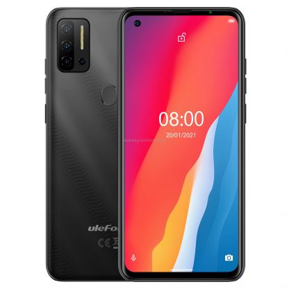 Ulefone Note 11P, 6.55 инча, 48MP камера, 8GB RAM + 128GB памет, 8-ядрен, 4400 mAh батерия, Dual Sim, Android 11, Цена (черен)