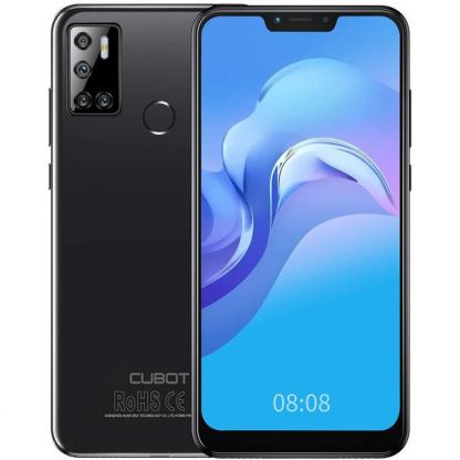 CUBOT C20, 6.2 инча, 12MP камера, 4GB RAM + 64GB памет, 8-ядрен, 4200 mAh батерия (Черен)